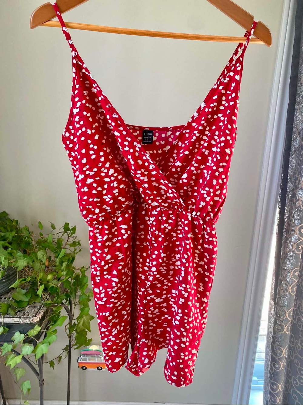 SHEIN red jumpsuit